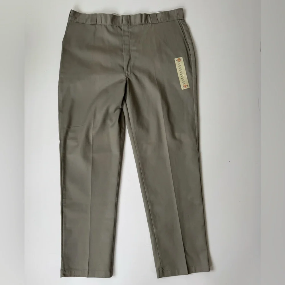 Dickies 874 Men's Work Gray Pants Durable Front Zipper Stain Release Size 44x 34 - Picture 5 of 13